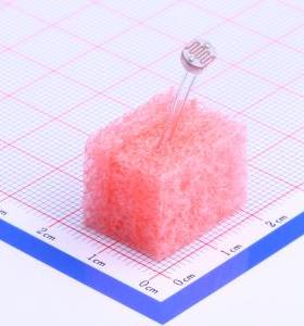 GL5537-1光敏电阻亮电阻:20kΩ~30kΩ暗电阻:2MΩ 封装插件,P=3mm