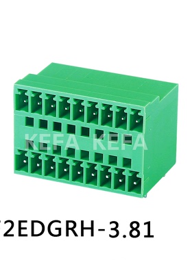 双层插拔式PCB接线端子KF2EDGRH-3.81 间距3.81MM