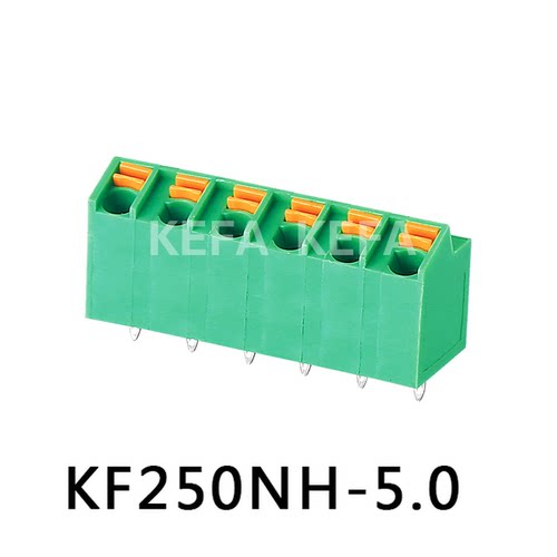 KF250NH-5.0/5.08mm弹簧式PCB接线端子按压科发KEFA