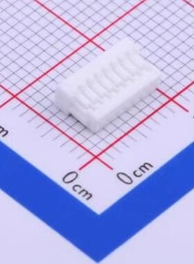 1x8P 1mm 胶壳(线对板线对线 SHR-08V-S 封装P=1mm不带锁扣不带翅