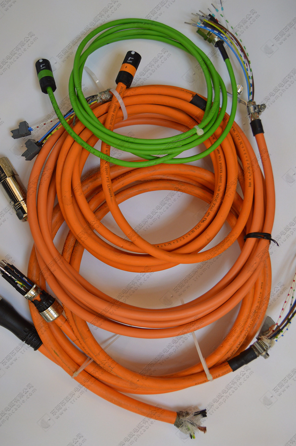 UL20234-10*0.5mm，vpl12n，pur机器人自动化高柔性拖链屏蔽电缆