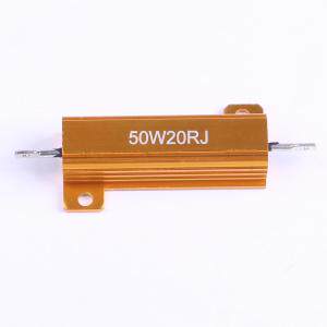 HoRX-50W-20R-5% 铝壳/瓷管电阻 20Ω ±5% 50W  封装：螺栓安装