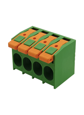 科发206间距10.0mm弹簧PCB抗震测试接线端子大功率PLH16/3-10 1