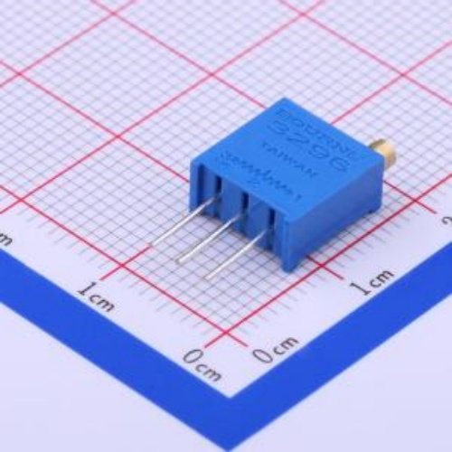 3296W-1-102LF 可调电阻/电位器1kΩ ±10% 封装SIP-3P,9.5x4.8mm