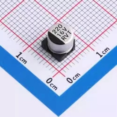 220uF±20%16V贴片型铝电解电容RVT1C221M0605封装SMDD6.3xL5.4mm