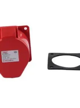 DEP2系列 IP44 工业暗装插座 DEP2-324 32A 4芯 415V DHADEP2324R