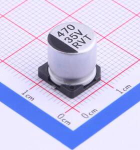 RVT1V471M1010贴片型铝电解电容470uF±20%35V封装SMDD10xL10.2mm