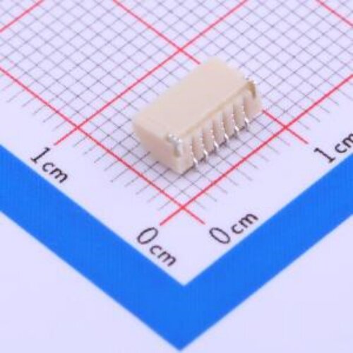 BM06B-SRSS-TB(LF)(SN) 线对板针座 1x6P 间距:1mm  立贴 系列:SH