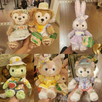 迪士尼上海2024夏日雪莉玫星黛露玲娜贝尔毛绒玩偶公仔挂件