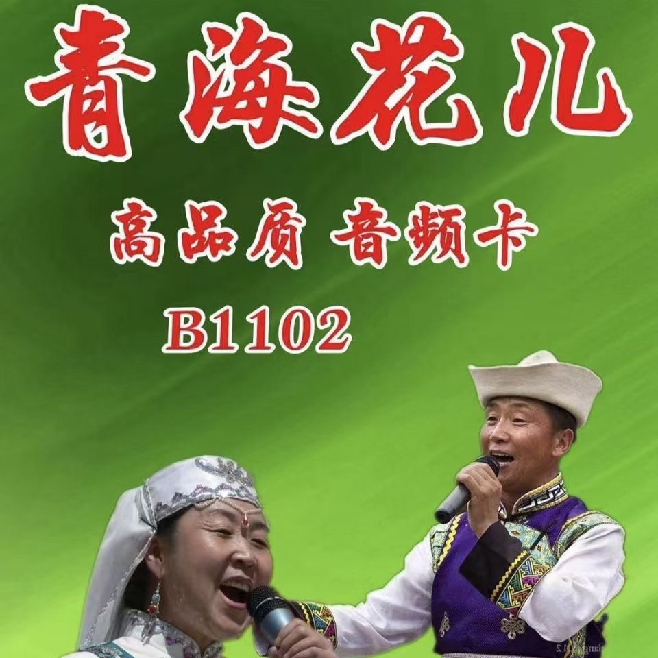 青海花儿音频U盘内存卡出门人用于收音机小音箱唱戏机用