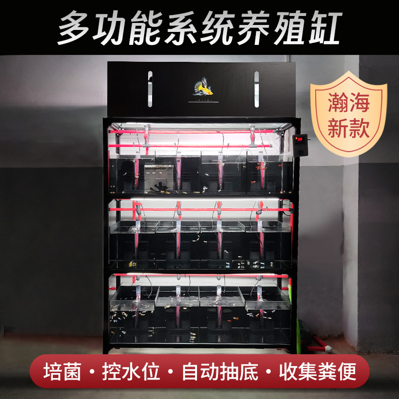 定制时代sd新款孔雀鱼系统缸底滤组缸客厅繁殖缸鱼缸自动换水吸便