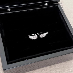 高级感天使之翼耳骨夹耳夹女无耳洞耳环翅膀耳饰耳蜗夹耳挂耳钉