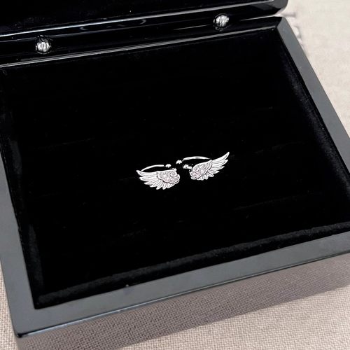 高级感天使之翼耳骨夹耳夹