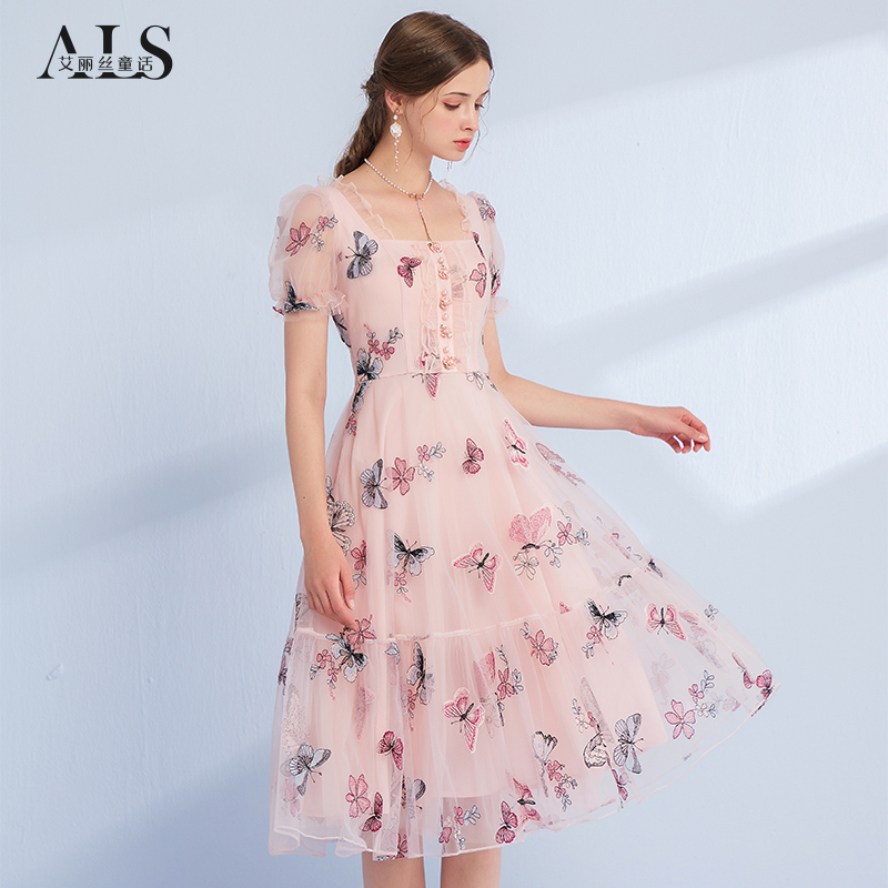 艾丽丝2022夏季新款连衣裙