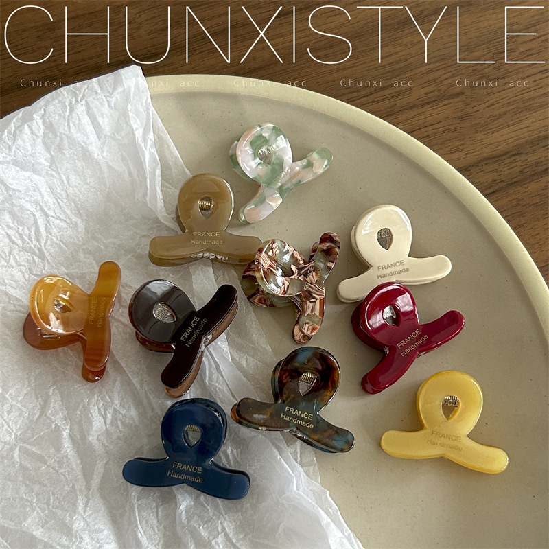 韩国ins可爱减龄奶油多色发饰