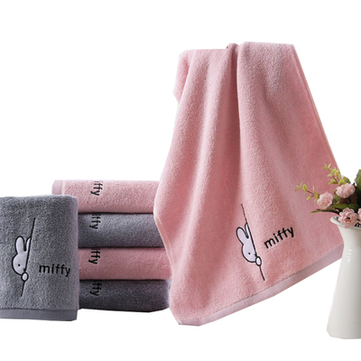 金号加厚柔软卡通全棉面巾新品