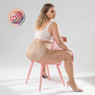 跨境宝娜斯40D高弹耐穿加肥加大玫瑰纹提花裤 丝袜 袜超不掉档大码