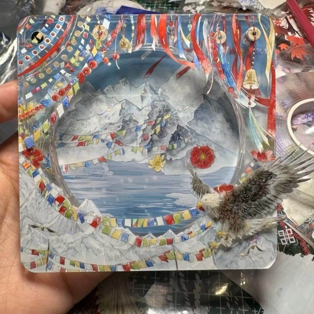 不良人高原秘境藏地吧唧收纳架