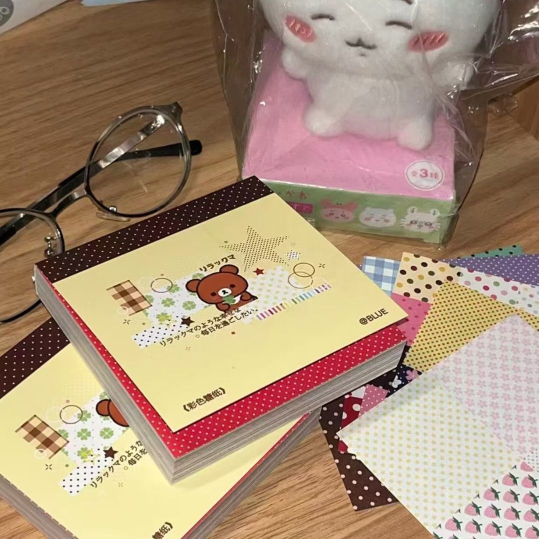 轻松熊波点素材本diy手账素材