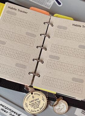 【M5/A7】习惯追踪月打卡M5/A7手帐月计划时间轴打卡内页活页替芯