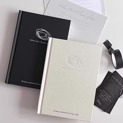 极简B6小众空白硬壳笔记本