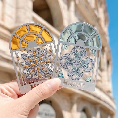 澳门冰箱贴窗花金属书签收藏摆件