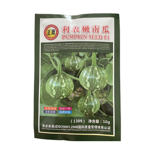 嫩南瓜种籽早熟小嫩青南瓜种子一串铃小青花皮南瓜种孑春秋季播蔓