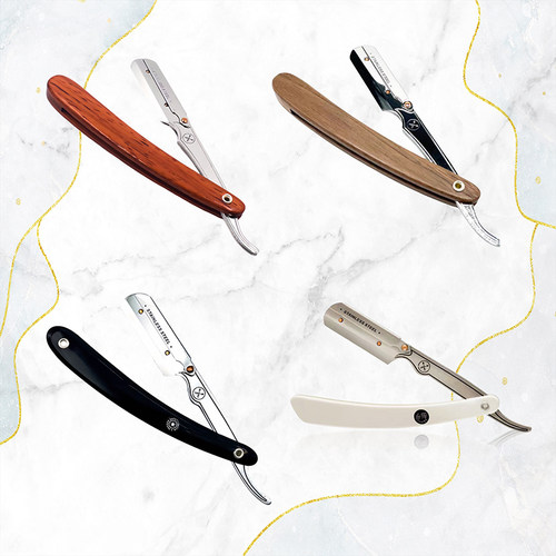 美国帕克Parker直刃剃刀不锈钢剃须刀男士刮脸剃头刀老式刮胡刀