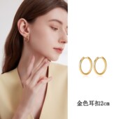 2026小圆圈2.5cm素圈简约气质女款 高级感耳圈EH0157 耳环