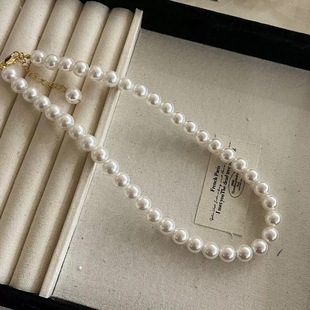 2025秋冬施家仿珍珠项链百搭款