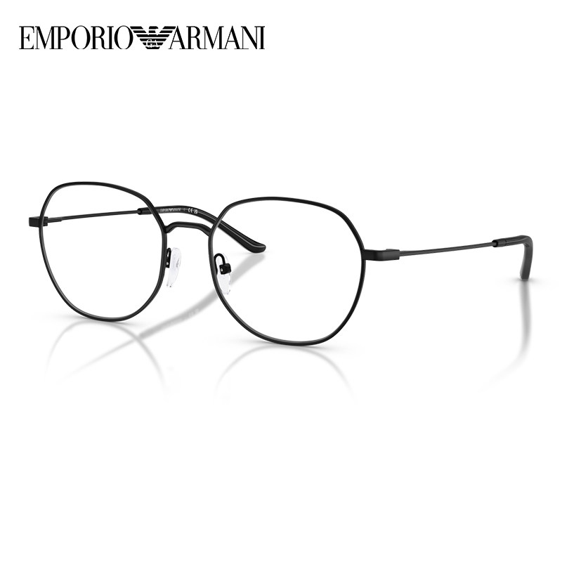 EMPORIO ARMANI阿玛尼圆形金属眼镜框男女EA1174配近视眼镜旗舰店