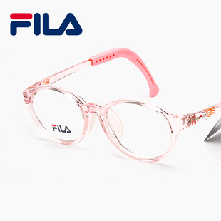 FILA斐乐乐趣舒适TR儿童眼镜架VFI977学生透明镜框配减缓近视镜片