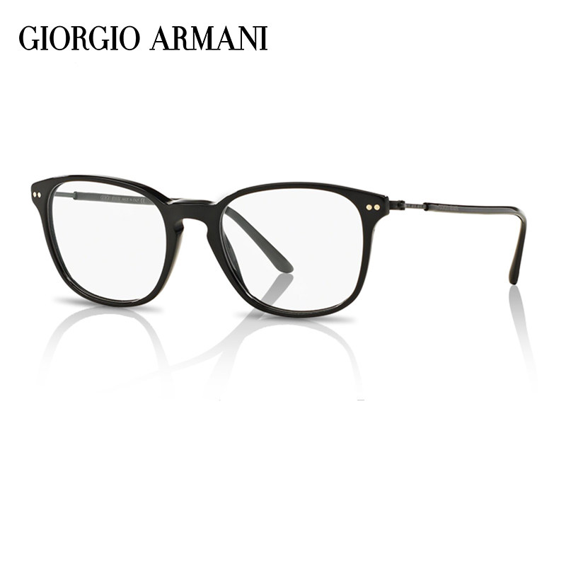 GIORGIO ARMANI乔治阿玛尼复古方圆眼镜框男AR7086休闲板材镜架女