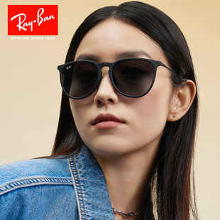 RayBan雷朋2024新款 百搭黑框墨镜 复古文艺偏光太阳镜女RB4171时尚