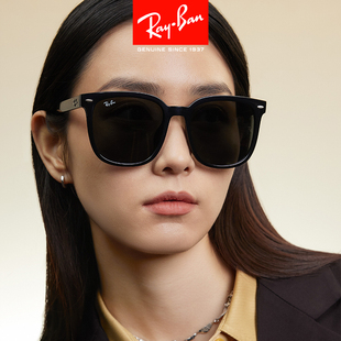 大黑框板材休闲墨镜0RB4401D RayBan雷朋太阳镜男女款 明星款