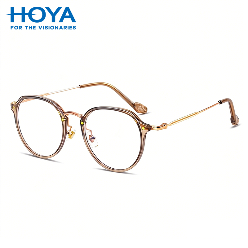 HOYA豪雅镜片时尚冷茶色超轻架眼镜近视女百搭素颜显瘦防蓝光2180,ZIPPO/瑞士军刀/眼镜,定制成品光学镜,淘宝优惠券,粉丝福利购,淘宝优惠卷