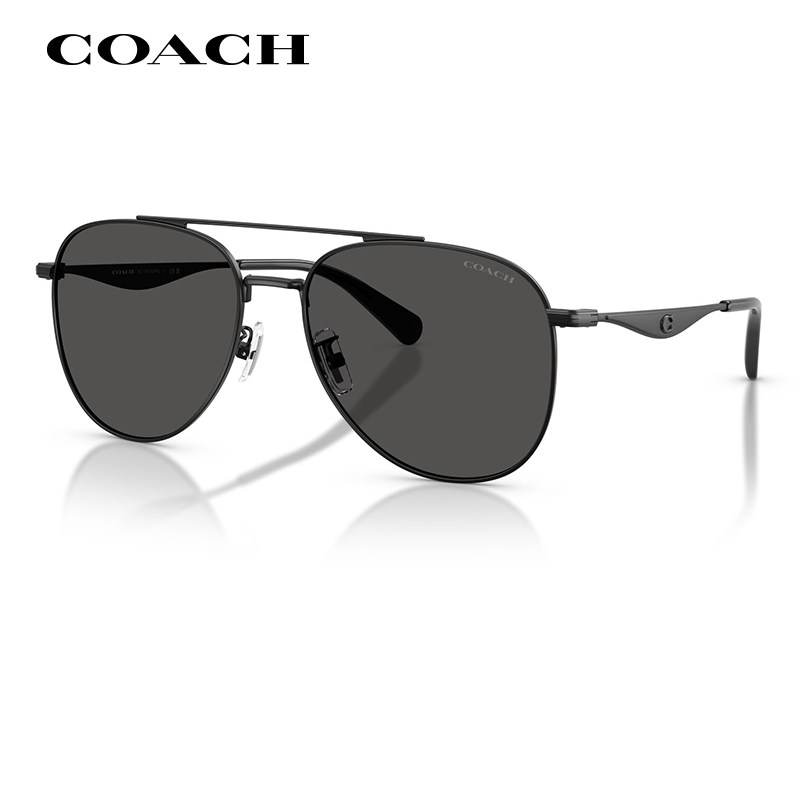 【2026新品】COACH蔻驰飞行员双梁太阳镜男HC7190开车防晒墨镜女