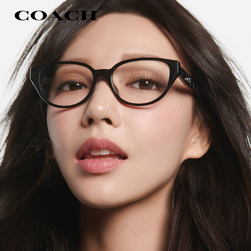 COACH蔻驰复古百搭眼镜框女0HC6279D职场轻奢气质猫眼板材眼镜架,ZIPPO/瑞士军刀/眼镜,眼镜架,淘宝优惠券,粉丝福利购,淘宝优惠卷
