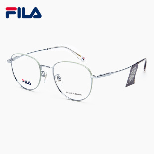 FILA时尚 百搭眼镜框女斐乐斐扬VFI751F舒适休闲钛金属近视镜架男