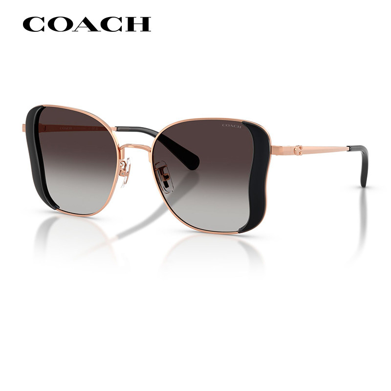 【2026新品】COACH蔻驰潮蝶形太阳镜男HC7188开车防晒遮阳墨镜女