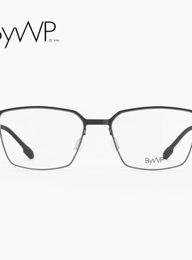 德国BYWP超轻生物薄钢方形近视眼镜框娜娜BY7071气质商务全框镜架