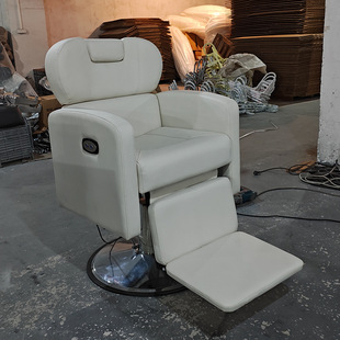 跨境供应电动理发椅男士 美发椅刮胡美容椅发廊剪发椅子外贸工厂批