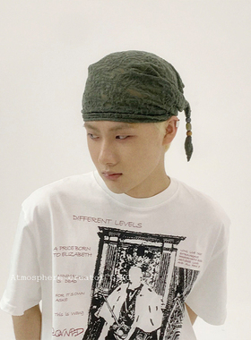 weald原野纹路 小众设计头巾领巾男女多功能三角巾包头绑发装饰潮