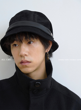 CiKC 小众设计复古氛围感渔夫帽男女多功能时髦按扣画家帽礼帽潮