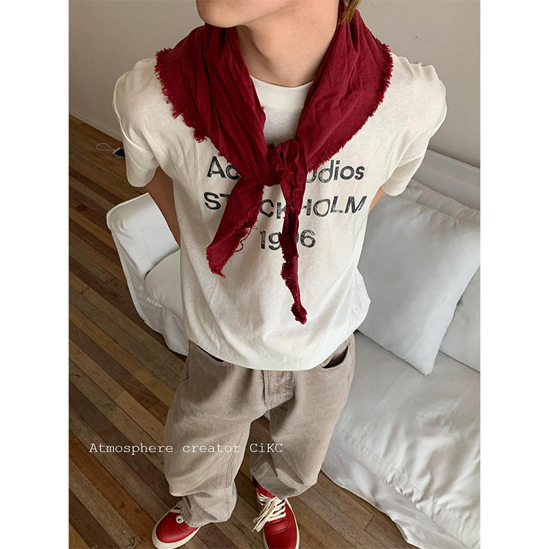 Premiumred复古百搭装饰领巾