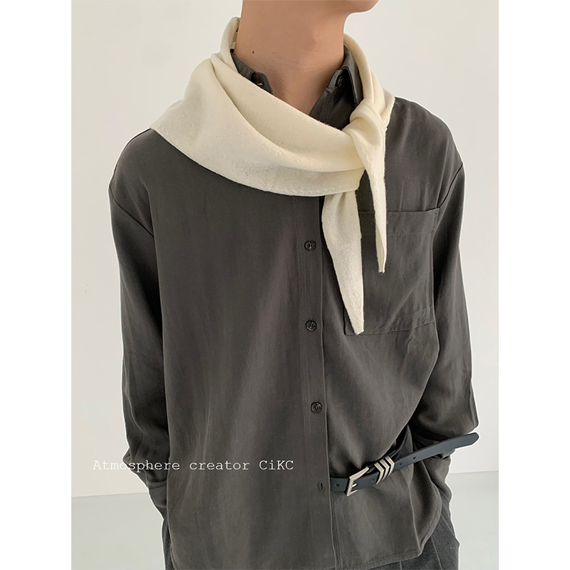 南威尔士进口100%纯羊毛三角巾