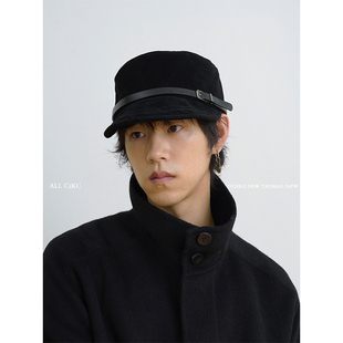CiKC 长久主义 极简高级感马术帽男女小众时髦百搭秋冬复古骑士帽