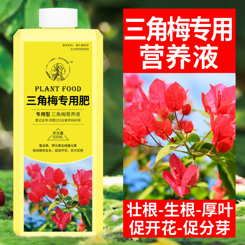 三角梅专用肥开花肥料促生长植物营养液养花花木浇花通用型液体肥,鲜花速递/花卉仿真/绿植园艺,家庭园艺肥料,淘宝优惠券,粉丝福利购,淘宝优惠卷