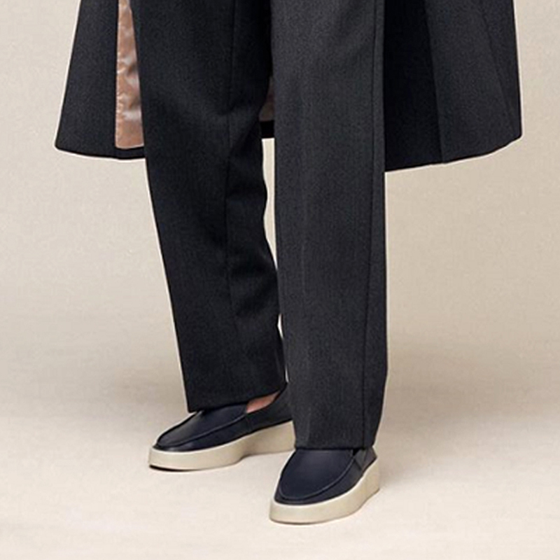 板鞋一脚蹬懒人乐福鞋休闲