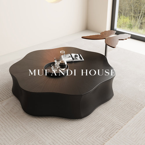 慕梵迪意式高级实木茶几组合